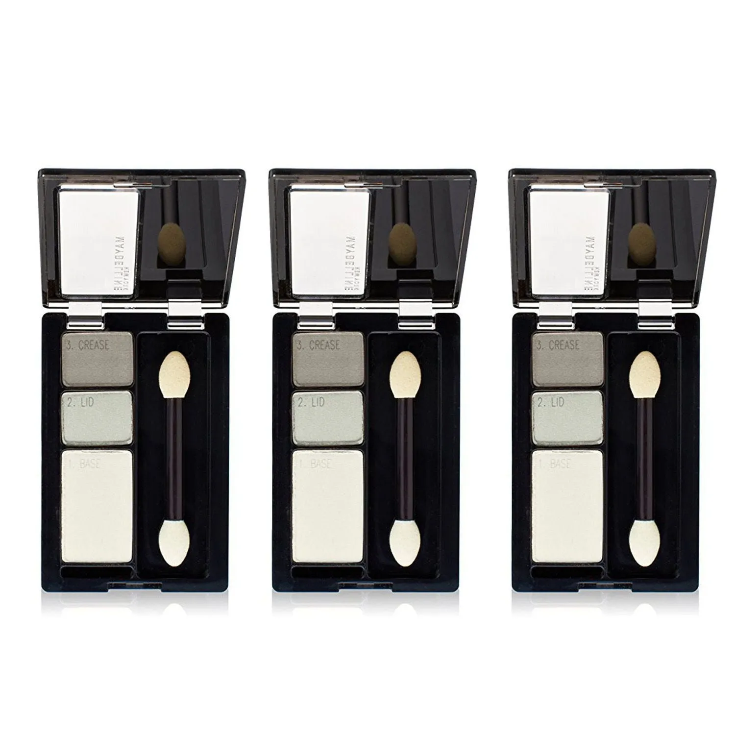 Maybelline New York Expert Wear Eyeshadow Trios, Impeccable Greys Choose Your Pa
