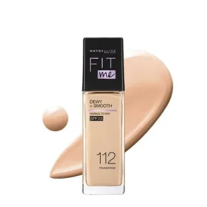 Maybelline New York- Fit Me Dewy   Smooth Liquid Foundation 112