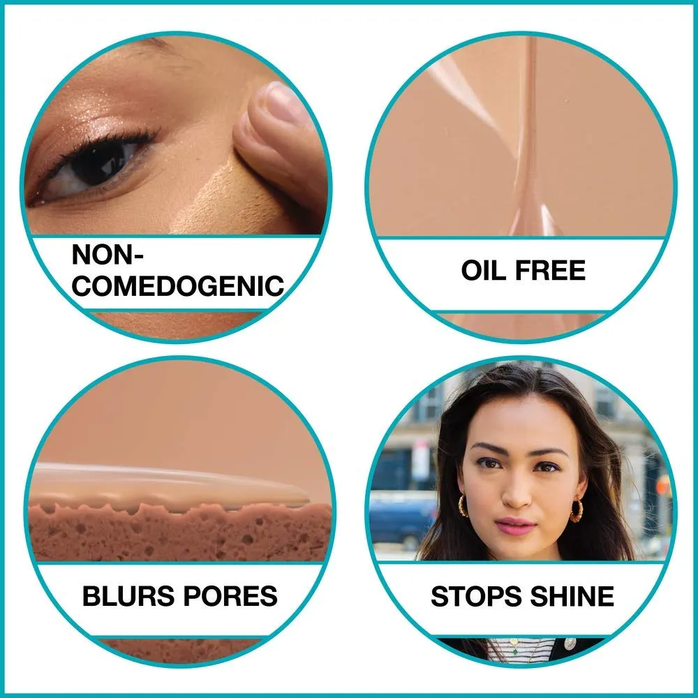 Maybelline New York Fit Me Matte   Poreless Liquid Foundation, Pouch Format, 320 Natural Tan, 1.3 Ounce