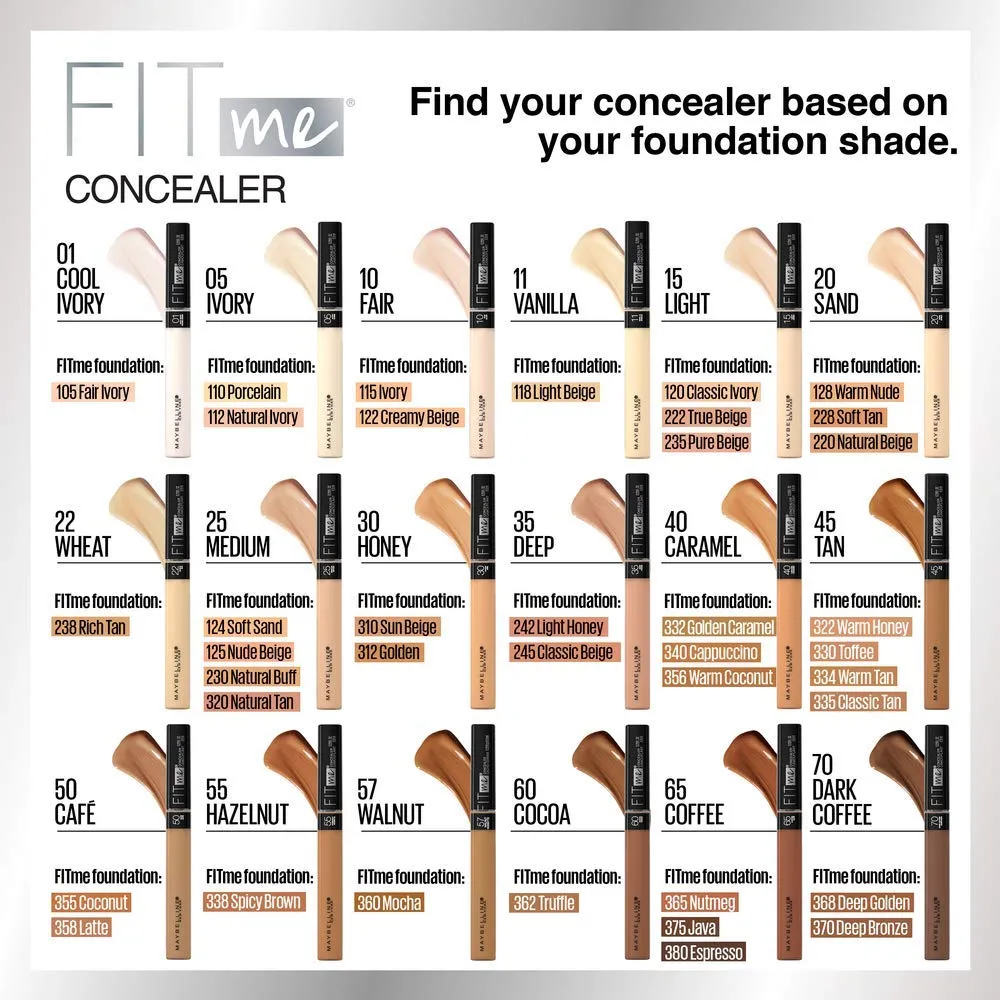 Maybelline New York Fit Me Matte   Poreless Liquid Foundation, Pouch Format, 320 Natural Tan, 1.3 Ounce