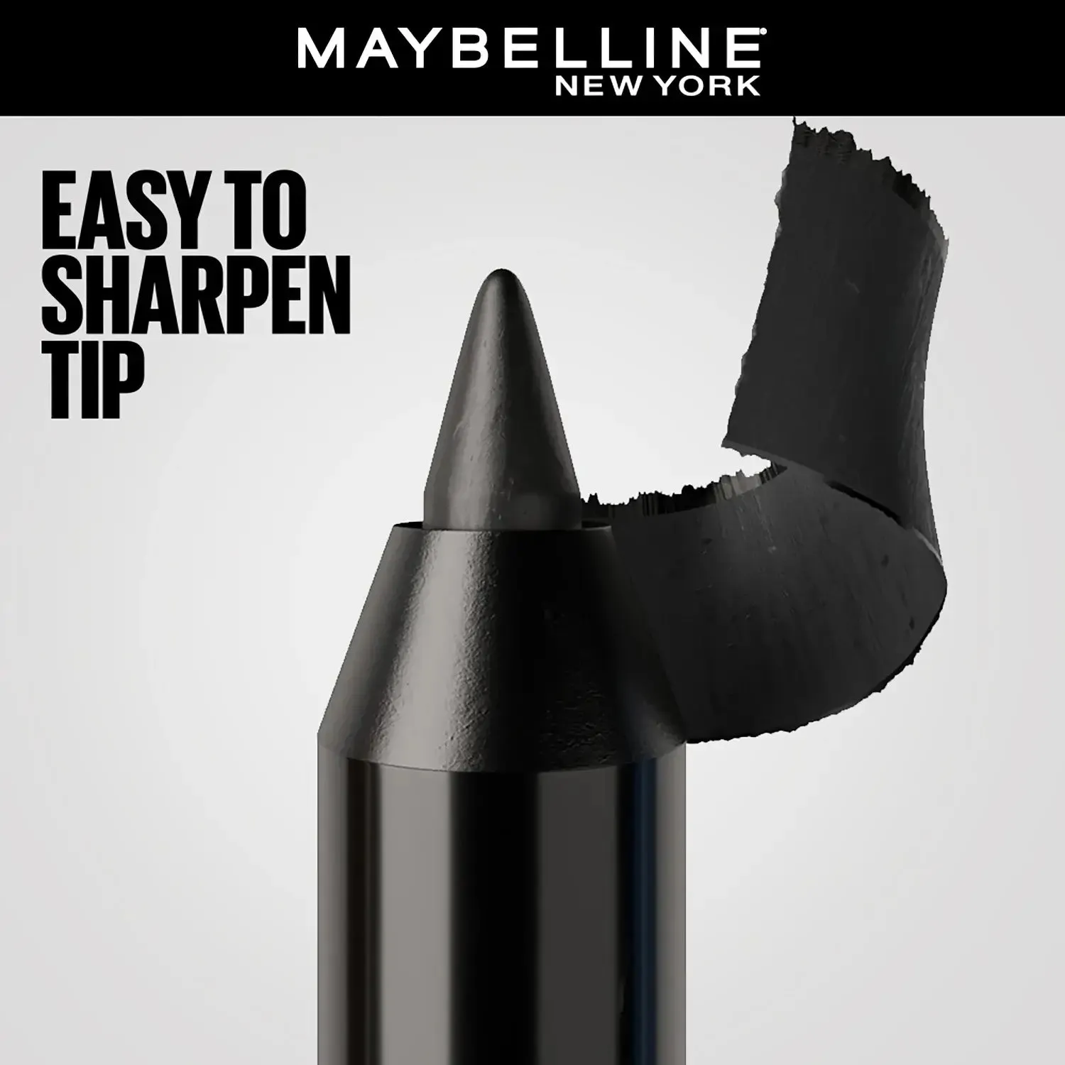Maybelline New York Tattoo Eye Liner Gel Color Pencil, Matte Finish, Polished White, 1.2g