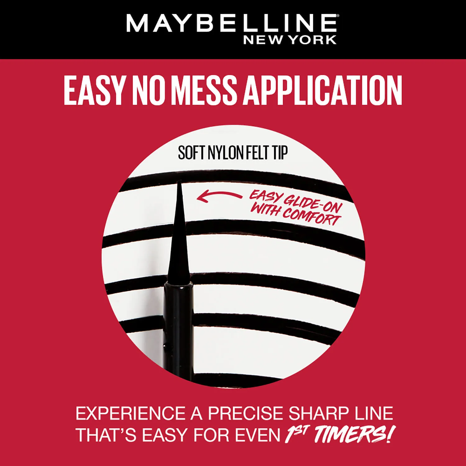 Maybelline New York Tattoo Liner 48H Dip In, Black, 2.1 gm