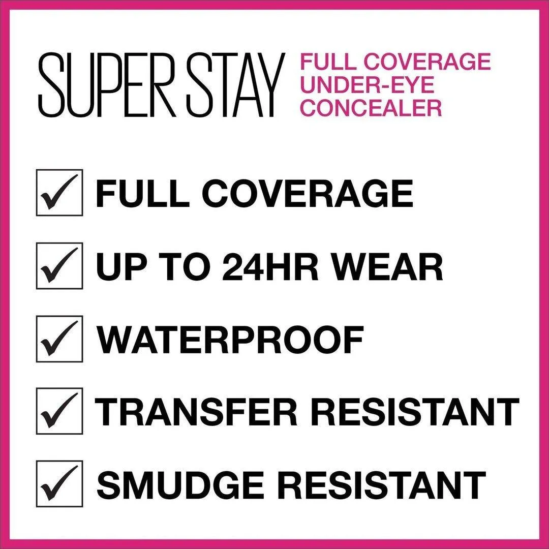Maybelline SuperStay Full Coverage Under-Eye Liquid 10 Fair 7 mL