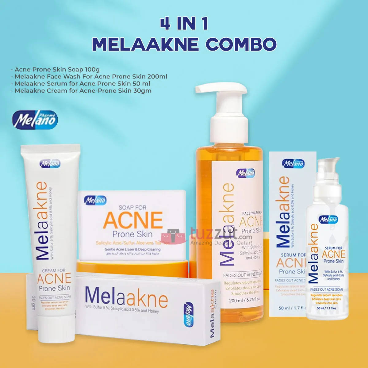 Melano 4 in 1 Melaakne Combo