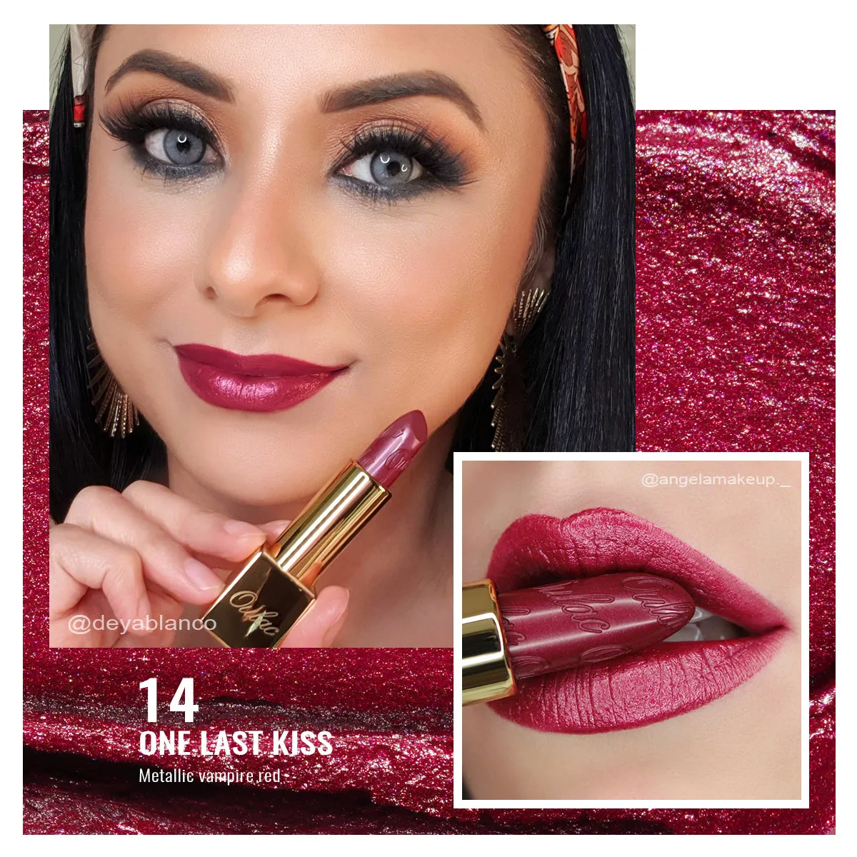 Metallic Shine Lipstick | D14 One Last Kiss