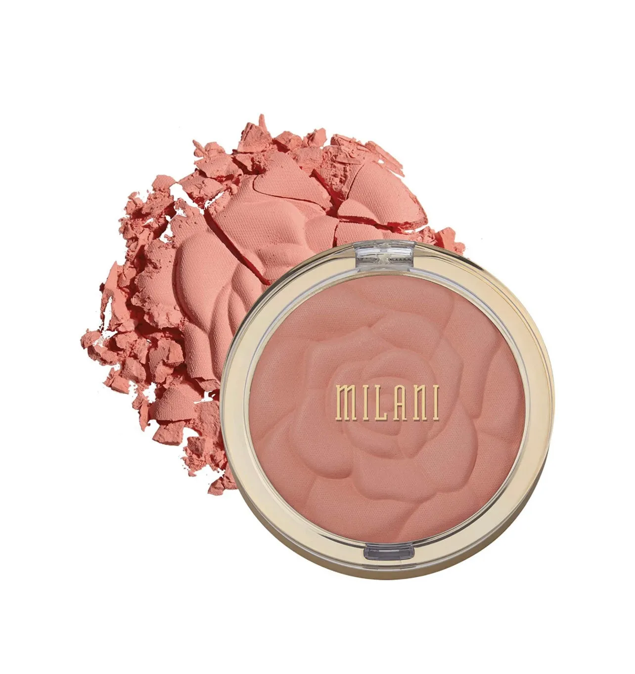 Milani MRB-08 0.6 oz Rose Powder Blush, Tea Rose