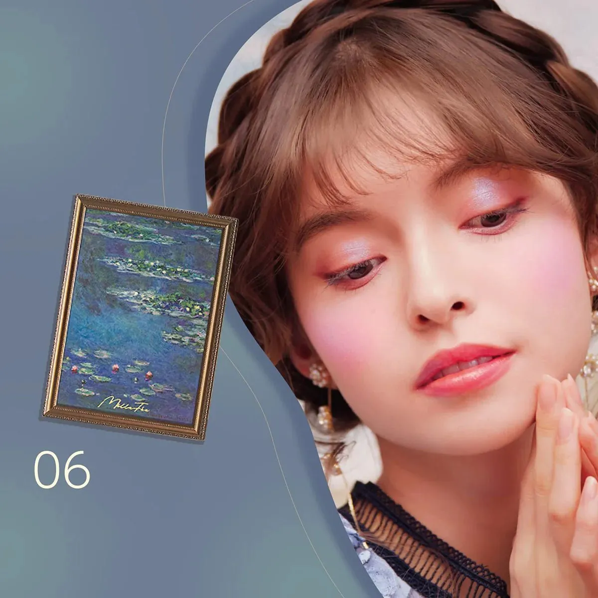 MILLEFEE Painting Shadow Palette - 06 Water Lilies