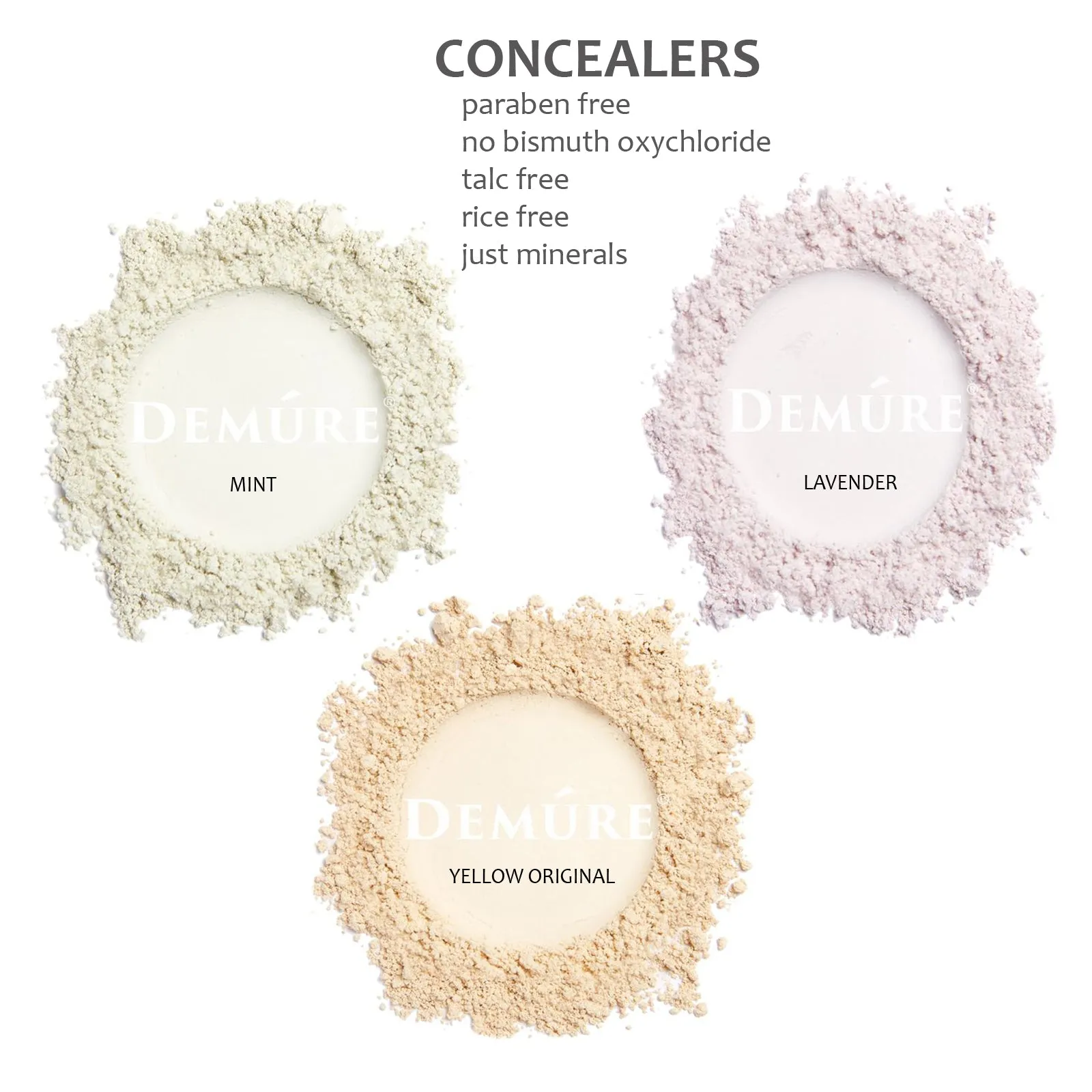 Mineral Concealer - Mint  with Beauty Blender