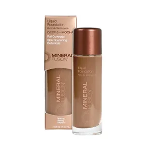 Mineral Fusion Liquid Foundation in Deep6, 1 Fl Oz