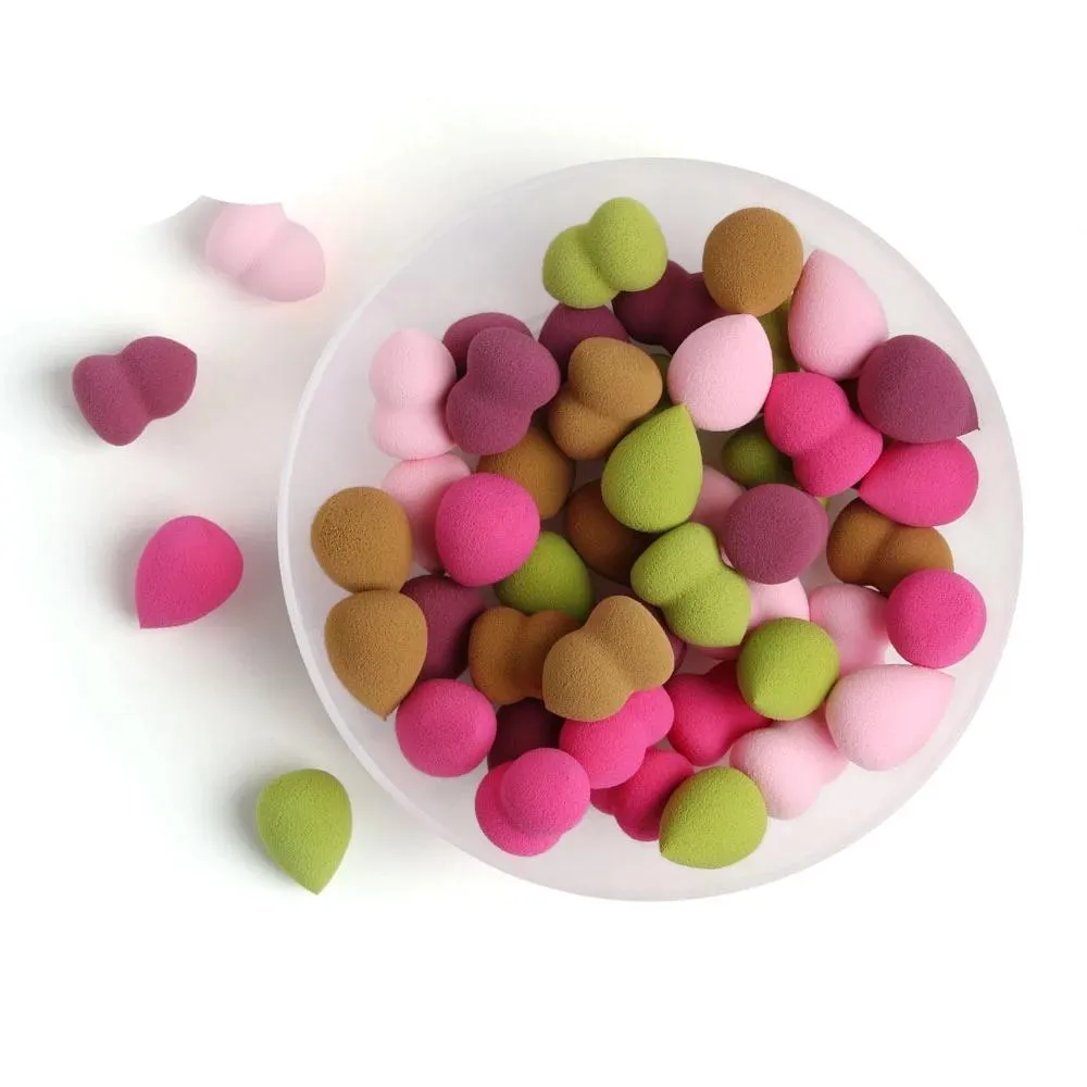 Mini Makeup Sponge Beauty Blenders Cosmetic Puff Powder Professional Foundation Cream Tool 50 Pieces