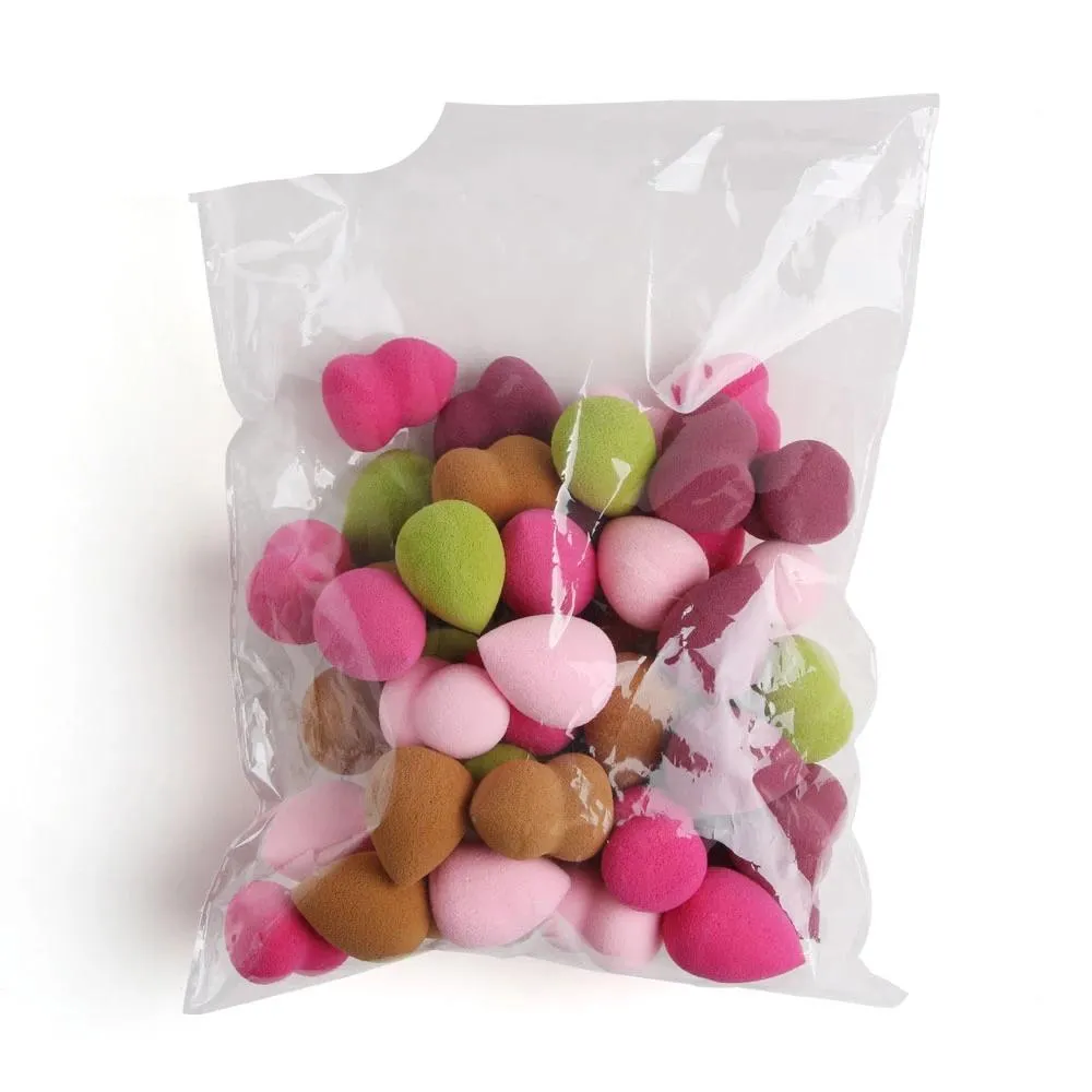 Mini Makeup Sponge Beauty Blenders Cosmetic Puff Powder Professional Foundation Cream Tool 50 Pieces