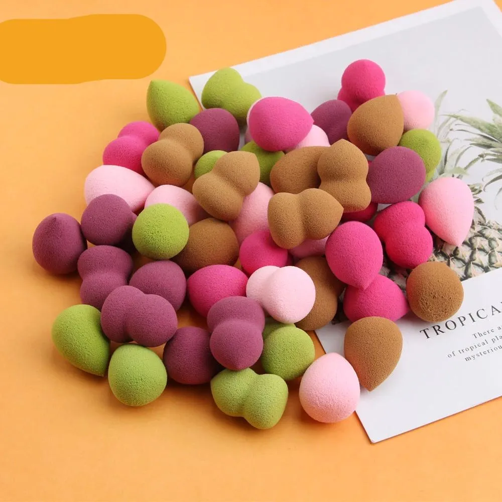 Mini Makeup Sponge Beauty Blenders Cosmetic Puff Powder Professional Foundation Cream Tool 50 Pieces