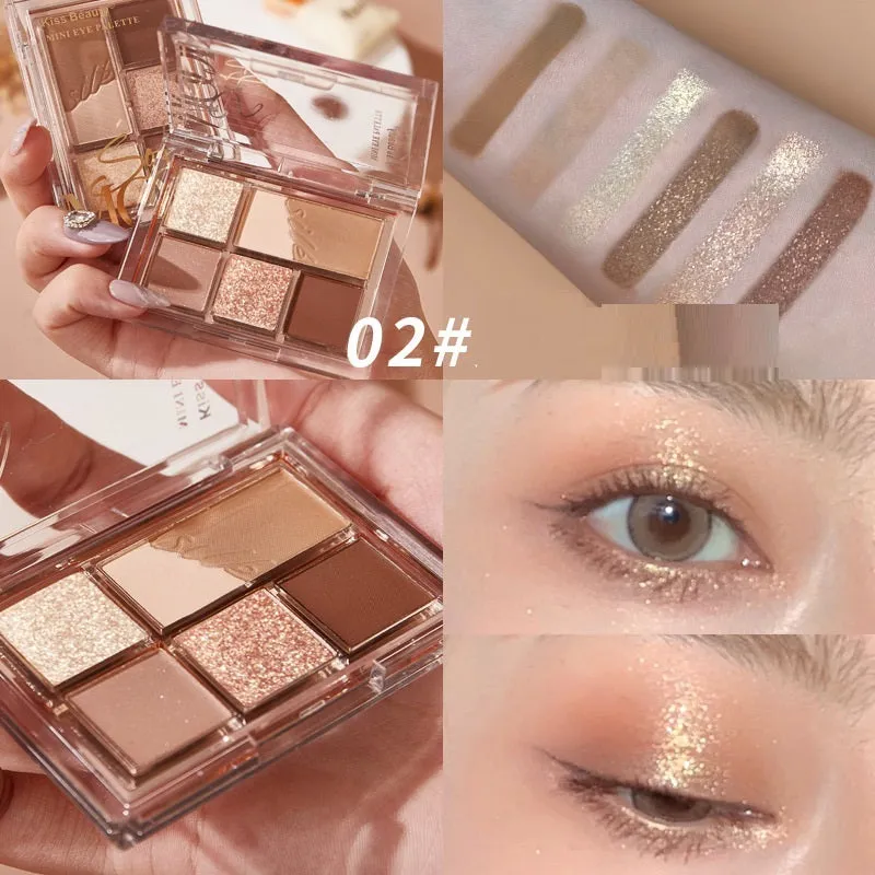 Mini Pearlescent Matte Eyeshadow Palette