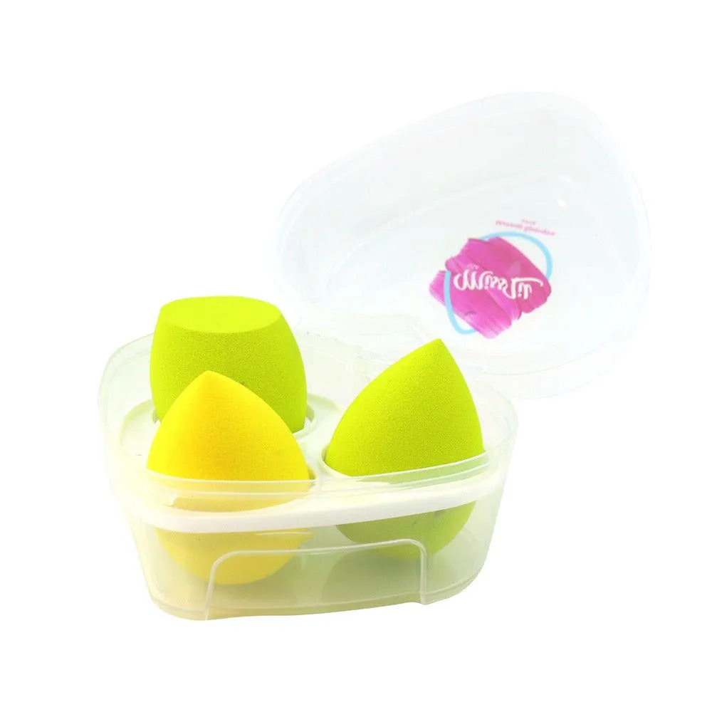 Miss Lil USA Heart Makeup Sponges 3pcs/set Pack of 12