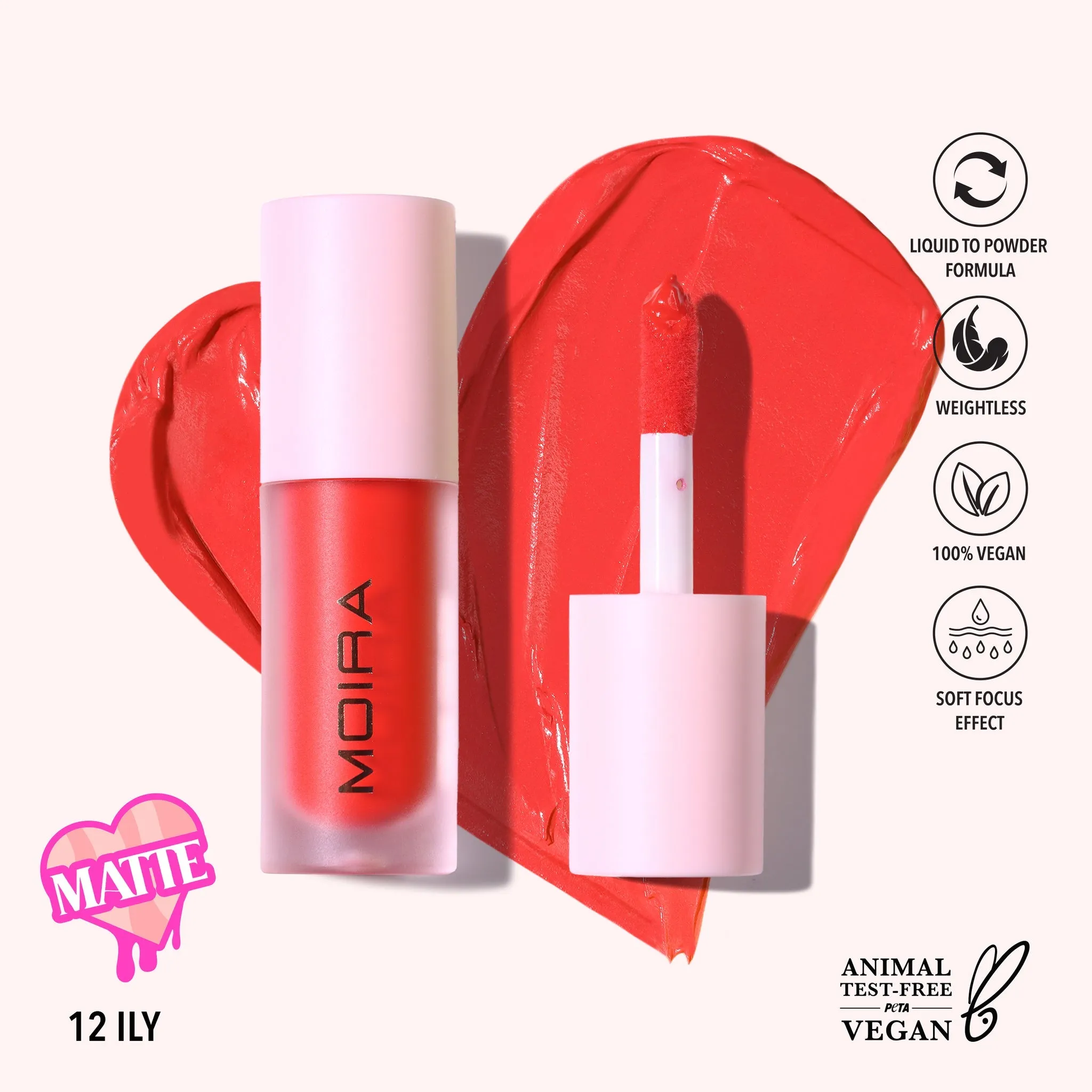 Moira Love steady liquid blush