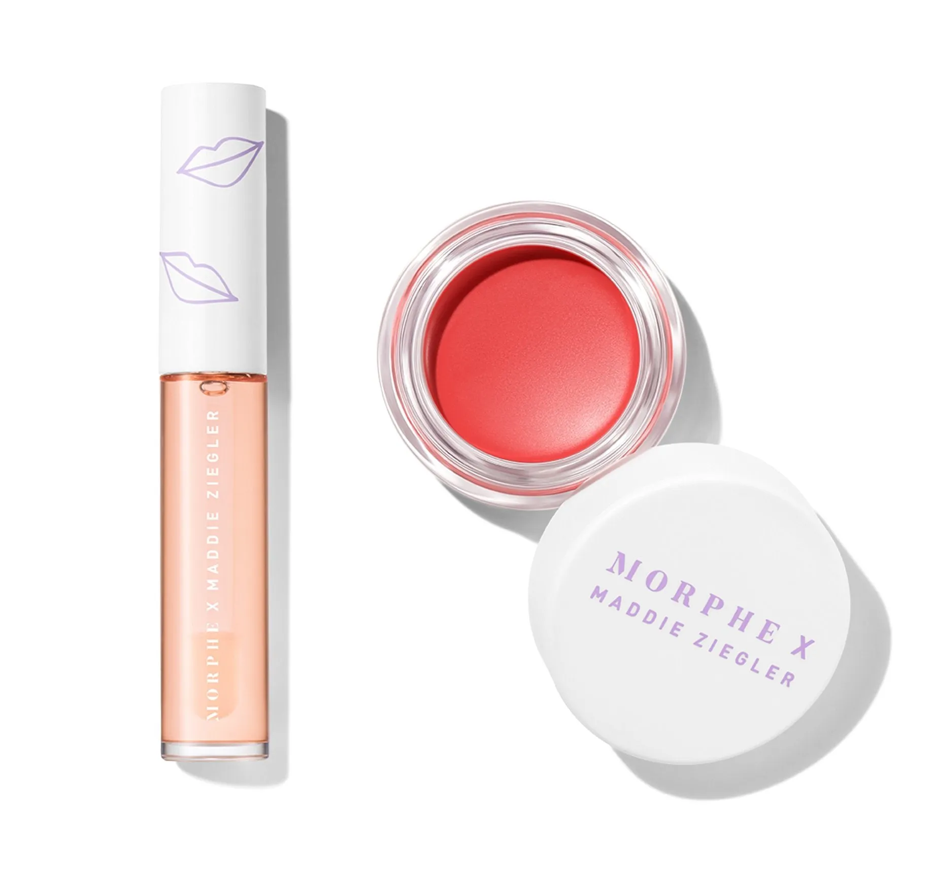 MORPHE X MADDIE ZIEGLER PEACH THAT POPS LIP & CHEEK DUO