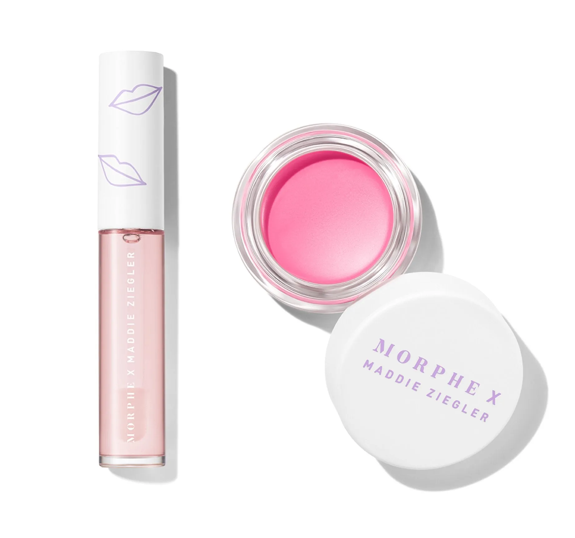 MORPHE X MADDIE ZIEGLER PINK ABOUT IT LIP & CHEEK DUO