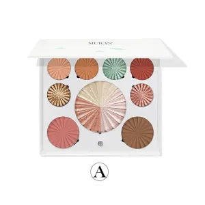 Muicin White Blusher & Eyeshadow Palette - Natural Elegance B