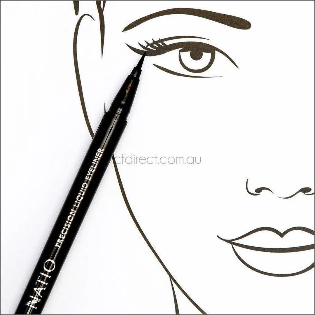 Natio Precision Liquid Eyeliner - Black 0.55g