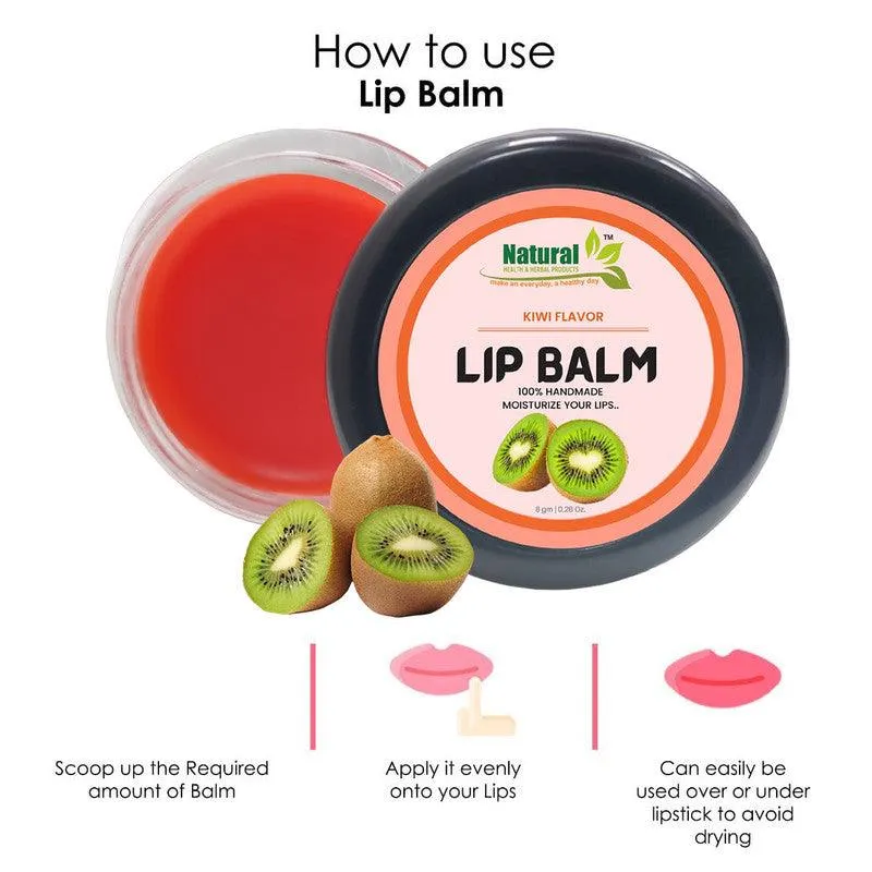 Natural Health and Herbal products Tropical Fruit Delight: Kiwi-Orange Tinted Lip Balm for Everyday Glam Bright Lip 12 Hrs Miniaturization, Long Lasting, Romantic, Kissable, Smooth Enriched, Care- 8g
