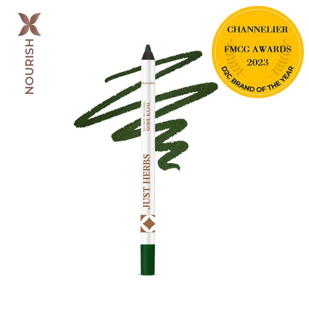 Naynam Day Long Sharpenable Kajal (Available in 6 Shades) - Just Herbs