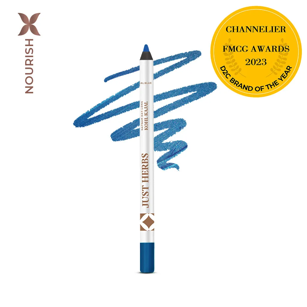 Naynam Day Long Sharpenable Kajal (Available in 6 Shades) - Just Herbs