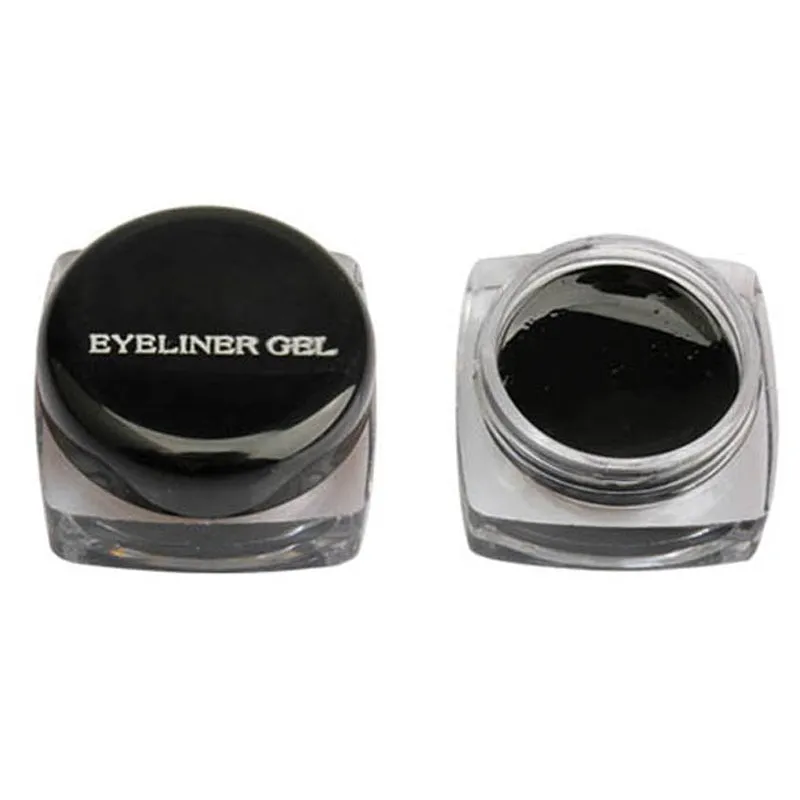 New Cosmetic Waterproof Eyeliner Gel Cream With Brush Eye Liner Makeup