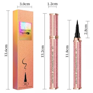 New in package! 1Pcs QIC Starry Sky Eyeliner Pencil Black Quick Dry 36H Lasting Waterproof Smooth Liquid Eyeliner! Retails $29 