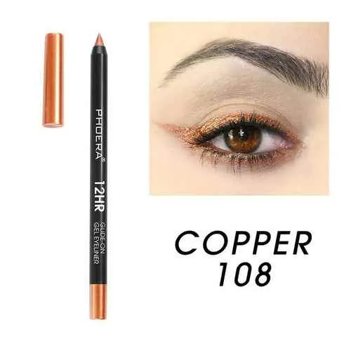 New Professional Color Eyeliner Pencil Pearlescent Matte Waterproof