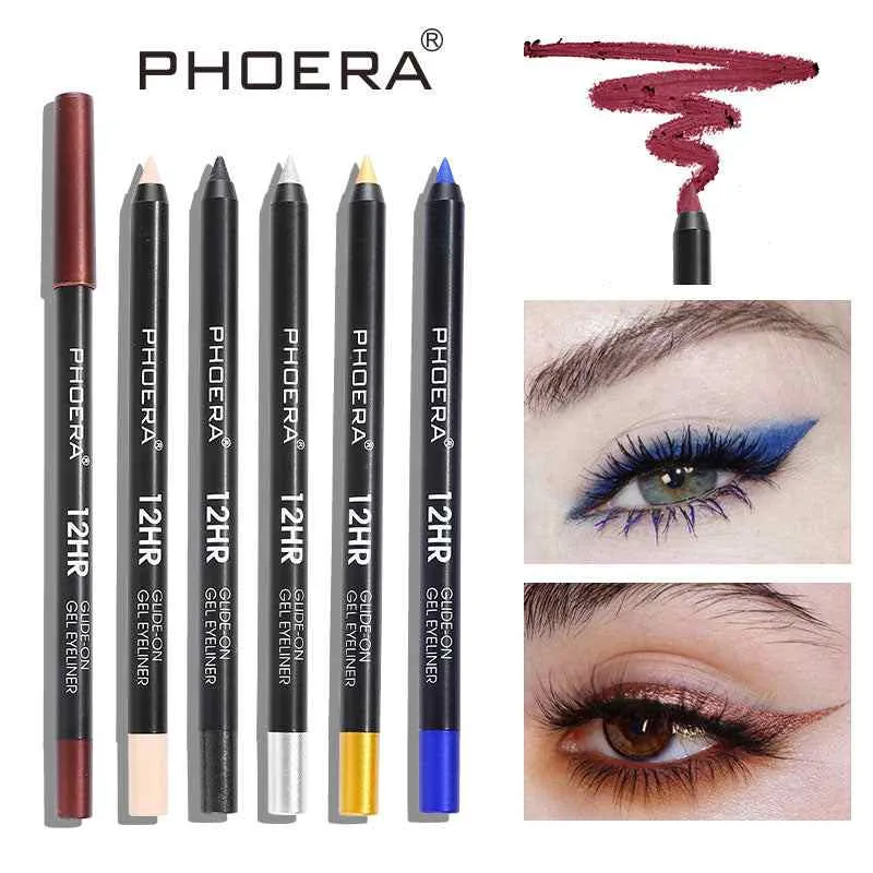 New Professional Color Eyeliner Pencil Pearlescent Matte Waterproof