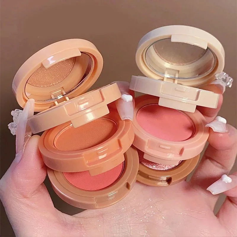 Newest 3 In 1 Matte Highlight Blusher Eyeshadow Pearlescent Eye Shadow Multifunctional Face Makeup Palette Female Cosmetics Hot