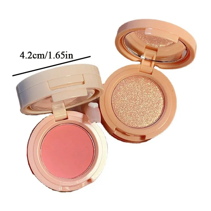 Newest 3 In 1 Matte Highlight Blusher Eyeshadow Pearlescent Eye Shadow Multifunctional Face Makeup Palette Female Cosmetics Hot