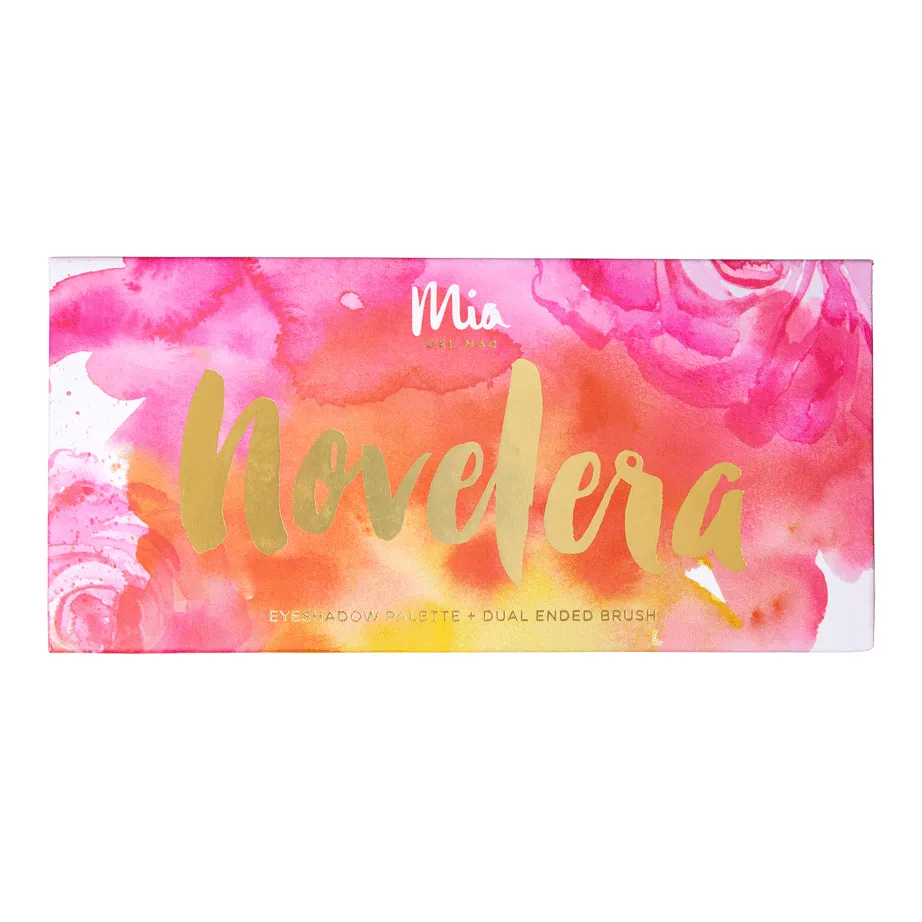 Novelera Eyeshadow Palette   Dual Ended Brush