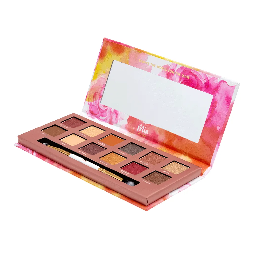Novelera Eyeshadow Palette   Dual Ended Brush