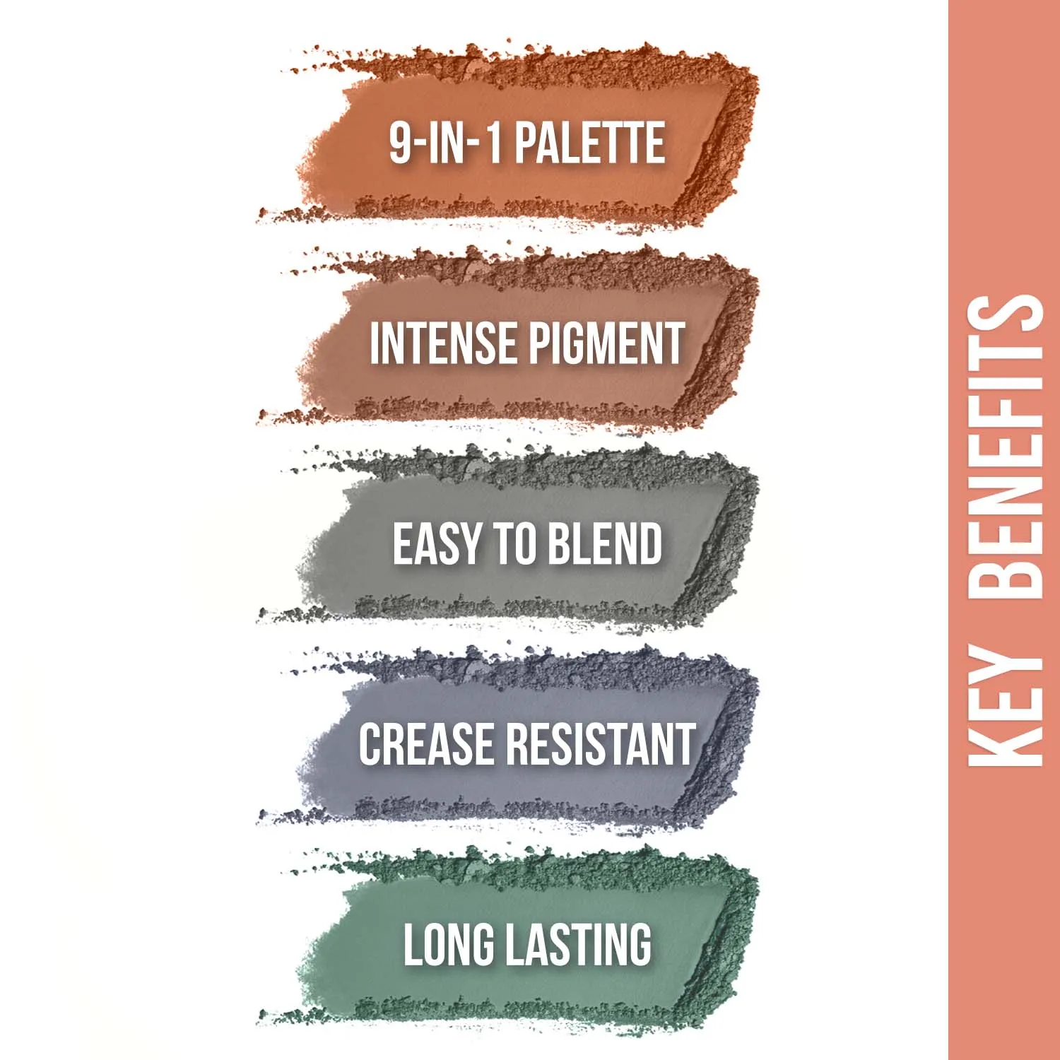 NY Bae Eye-Love Eyeshadow Palette | 9in1 Palette | Matte & Shimmer | Intense Pigment | Easily Blendable | Long Lasting | Smooth Finish | Blacks - Midnight Magic 01 (9 g)