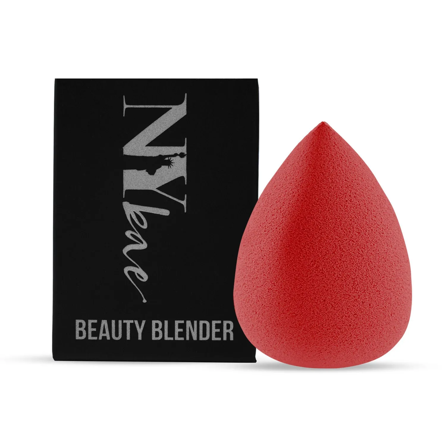 NY Bae Pro Beauty Blender | Makeup Sponge | Flawless Finish | Maximum Coverage - Red