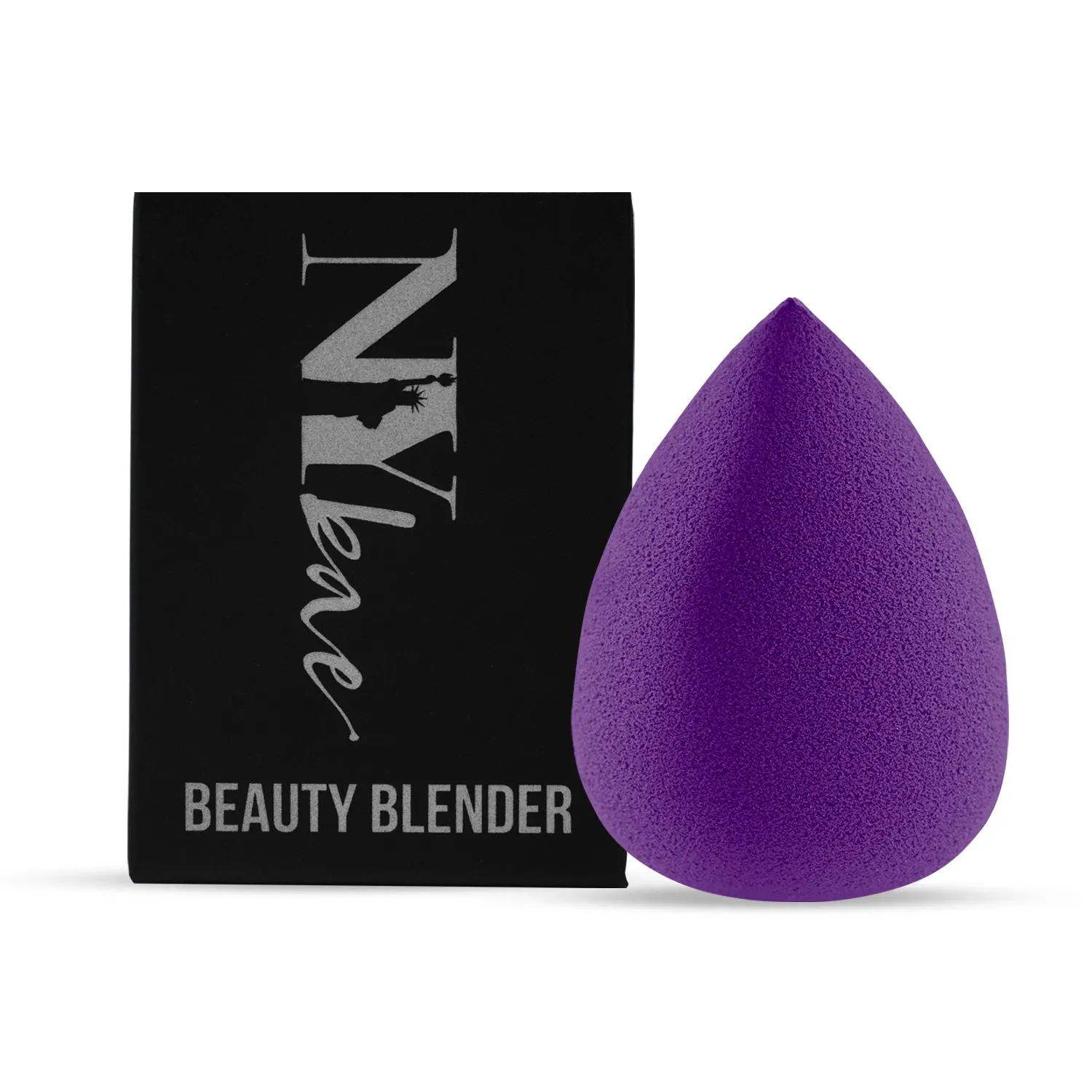 NY Bae Pro Beauty Blender | Makeup Sponge | Flawless Finish | Maximum Coverage - Violet