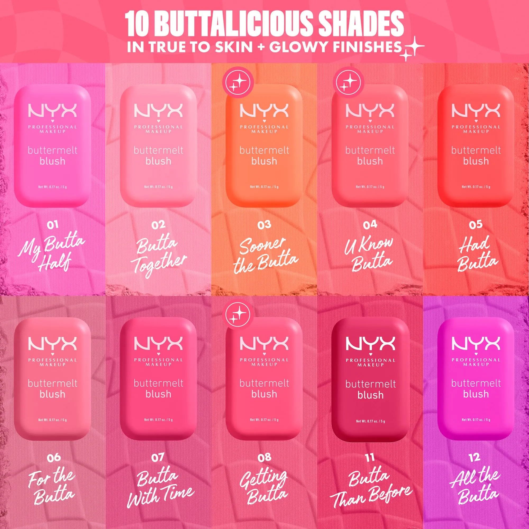 NYX Professional Makeup Buttermelt Blush, Buttery Soft Powder Blush, Up to 12 H Wear, Fade & Transfer Resistant, With Mango, Almond & Shea Butters, Shade: Butta With Time