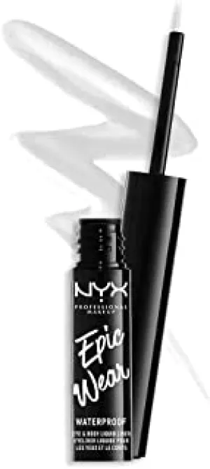 NYX PROFESSIONAL MAKEUP Epic Wear Liquid Liner, Long-Lasting Waterproof Matte Eyeliner - White