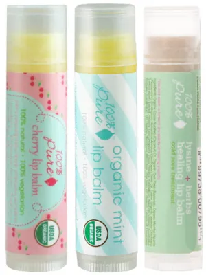 Organic Cherry, Mint , Lysine Lip Balm