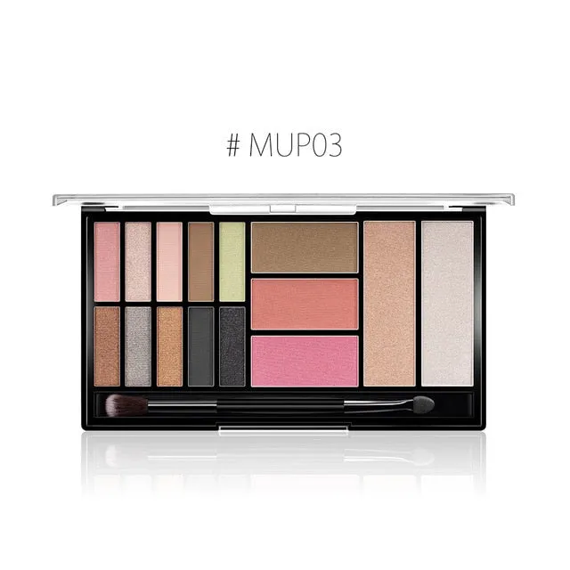 O.TWO.O 15 Full Colors Eyeshadow Palette Matte Eye Shadow Palette Pigment Glitter Make Up Eyeshadow Palettes Nude Shadows