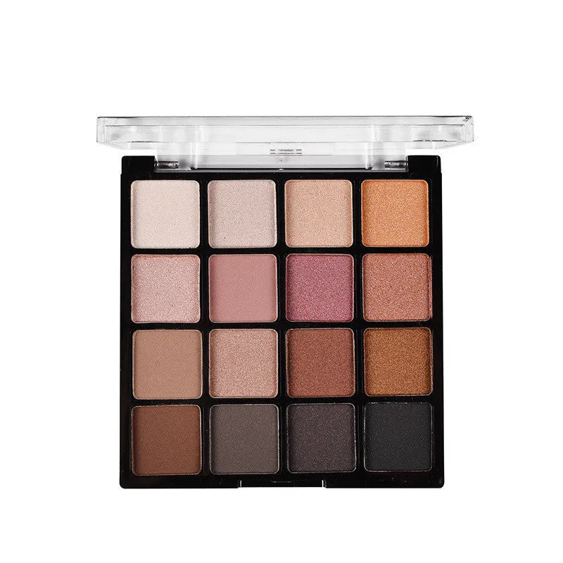 Pearlescent 16-Color Eyeshadow Palette