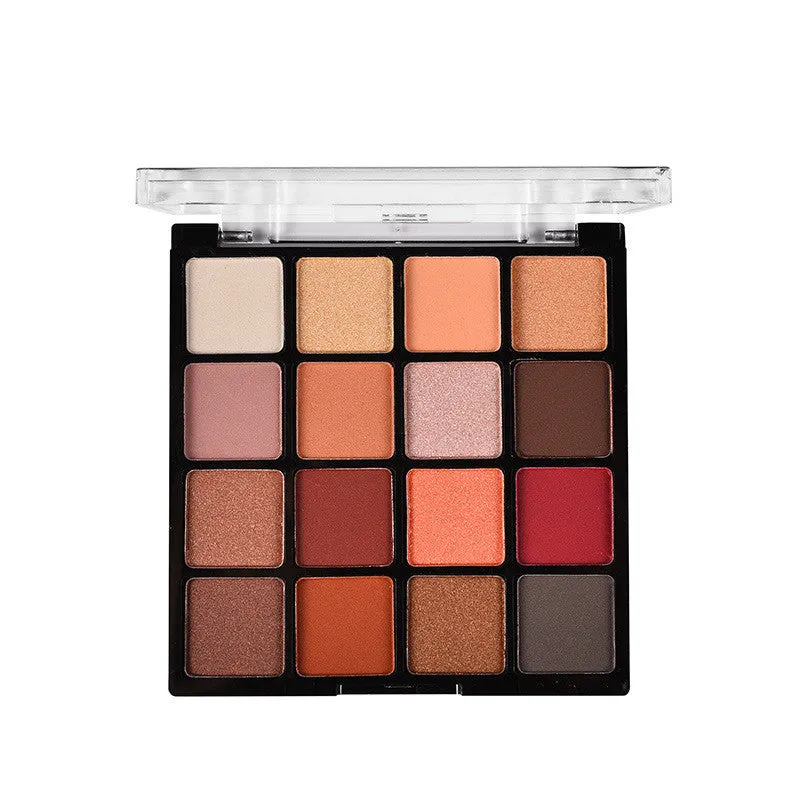 Pearlescent 16-Color Eyeshadow Palette