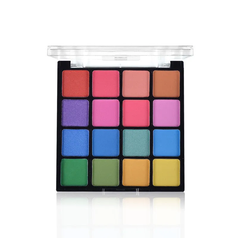 Pearlescent 16-Color Eyeshadow Palette