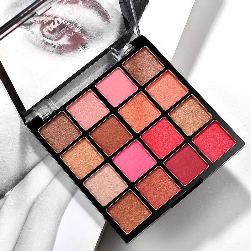 Pearlescent 16-Color Eyeshadow Palette