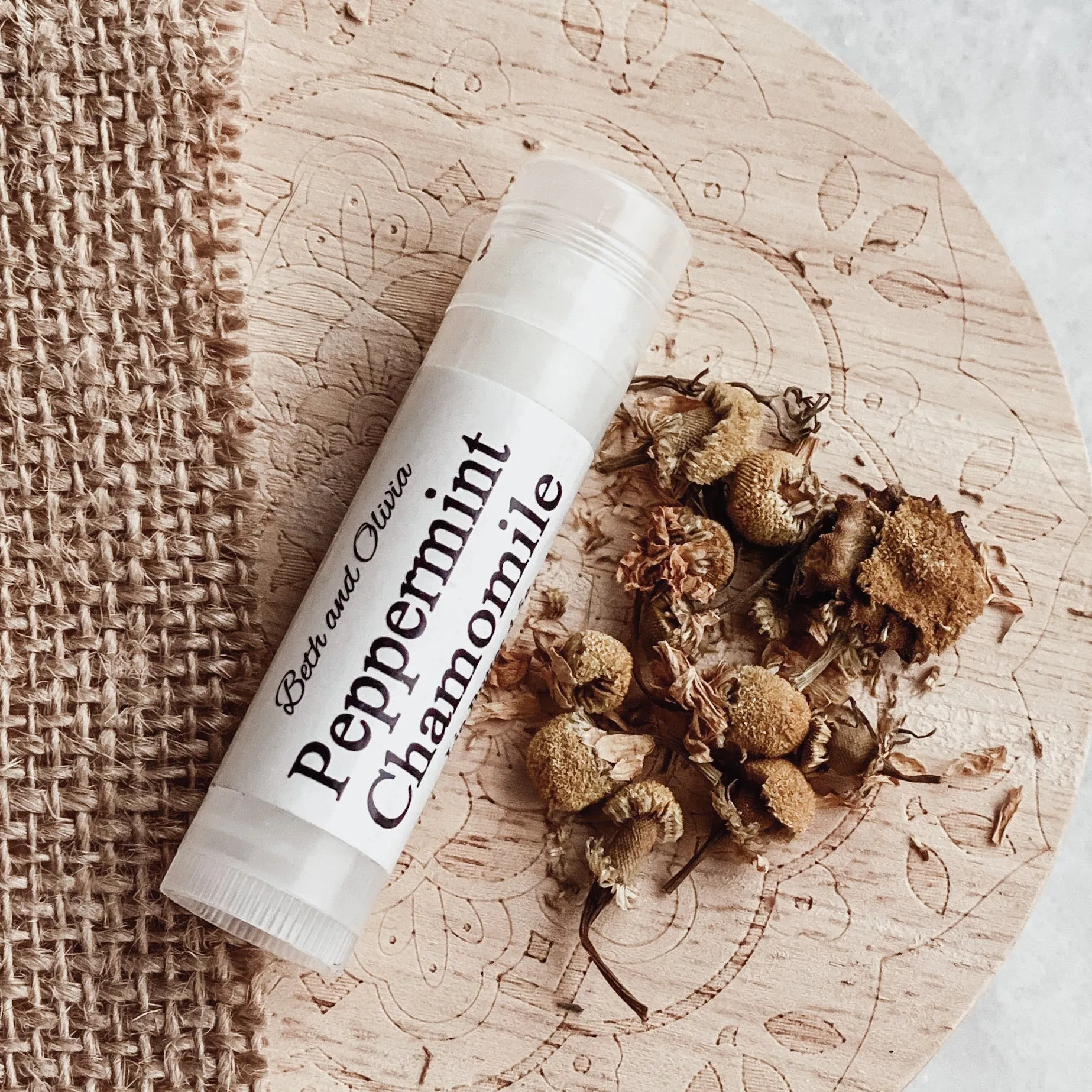 Peppermint Chamomile Lip Butter