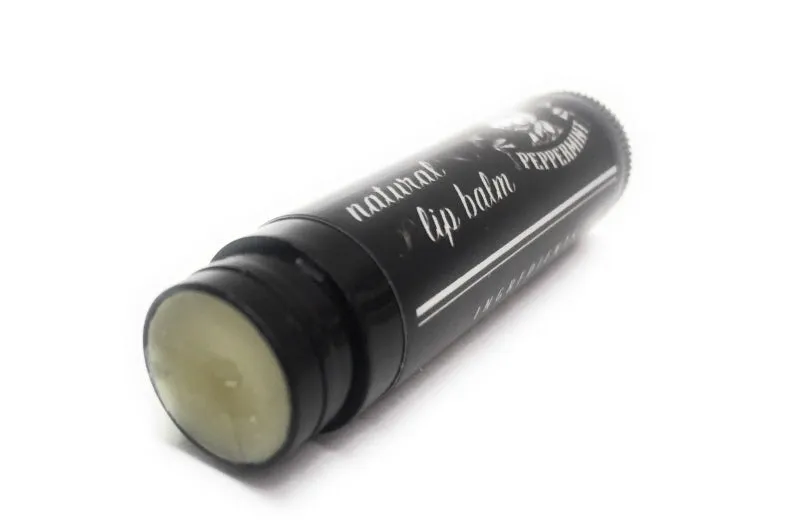 Peppermint natural lip balm (3 pack) with beeswax