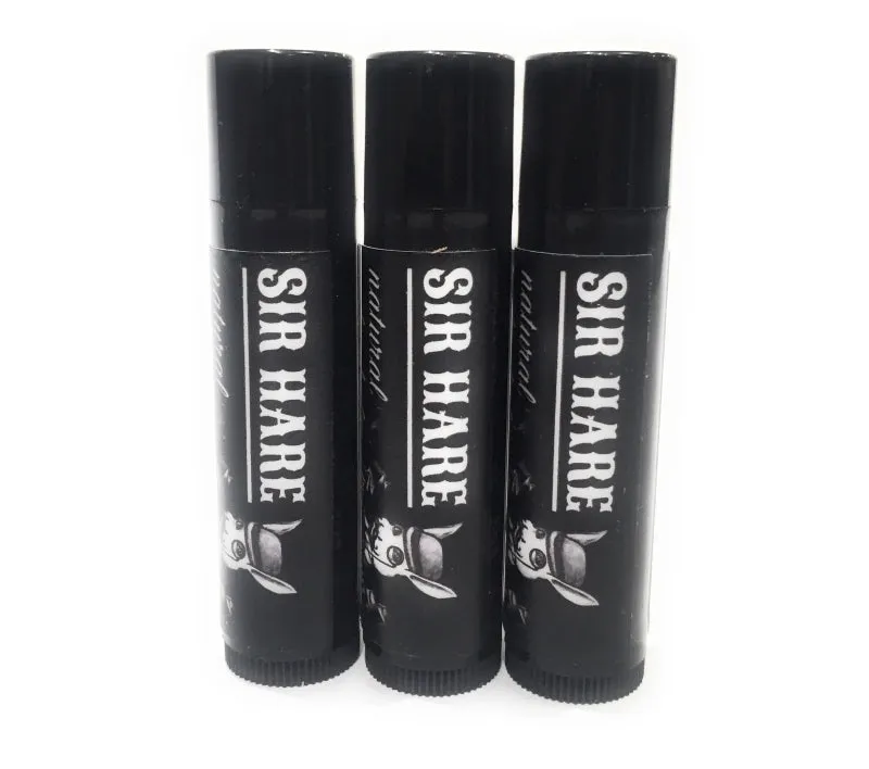 Peppermint natural lip balm (3 pack) with beeswax