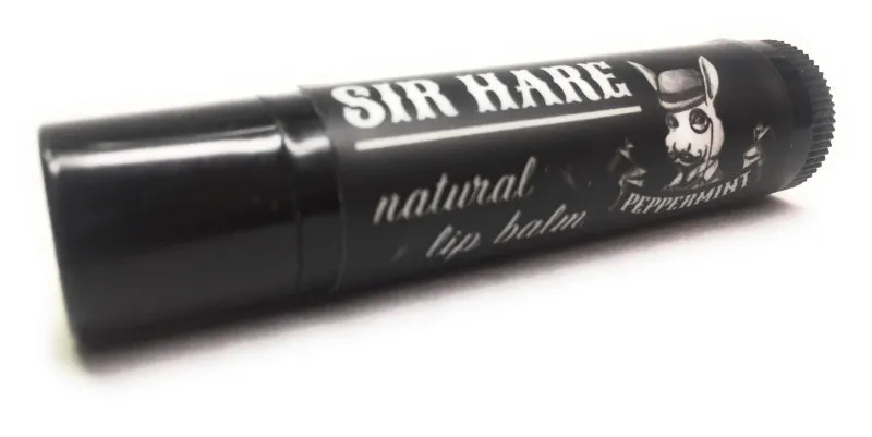 Peppermint natural lip balm (3 pack) with beeswax