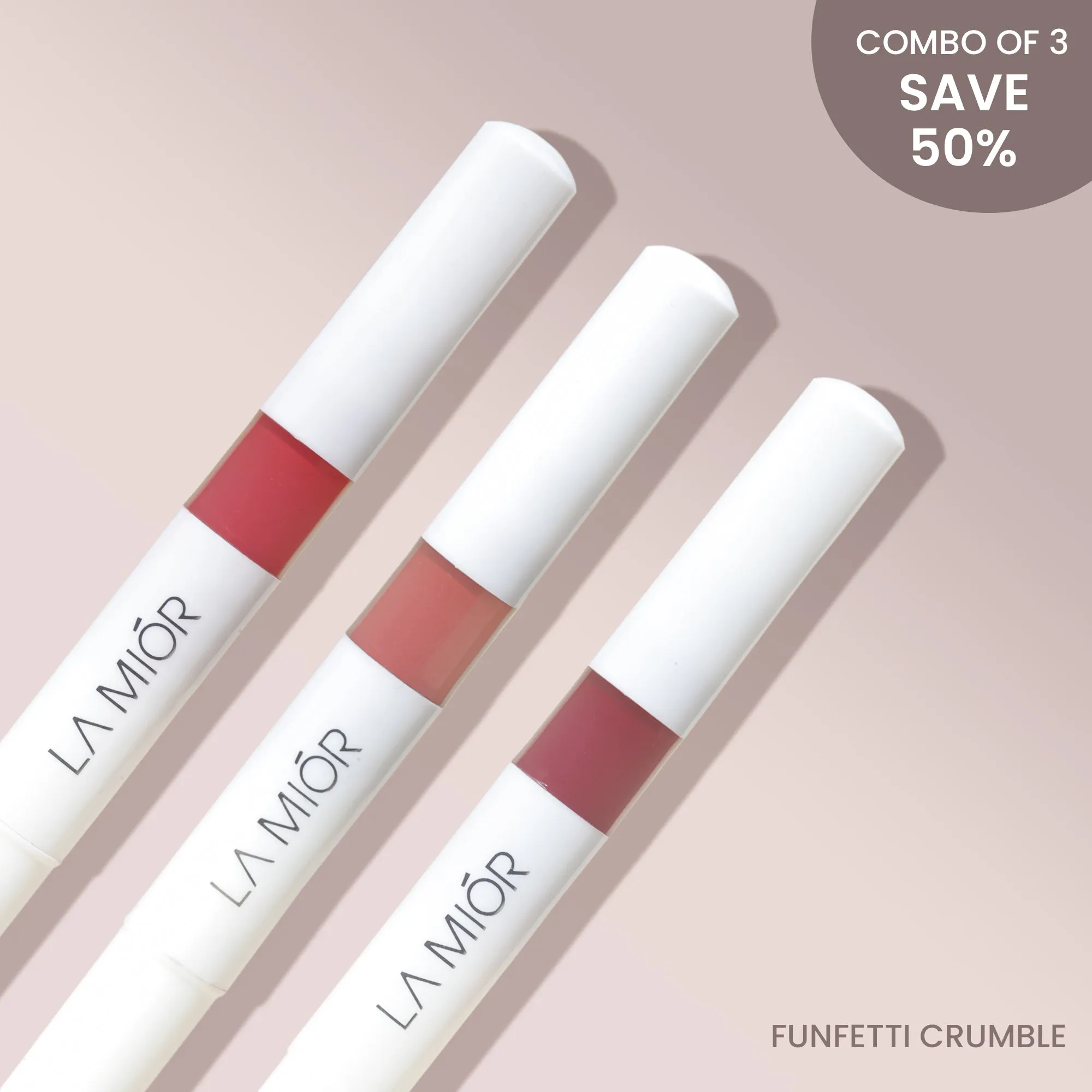 Peptide Glaze Lip Balm - Combo of 3